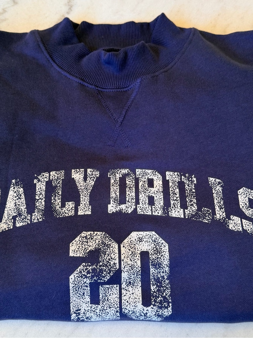 NWT Daily Drills Fleece Vintage Athletics Crew